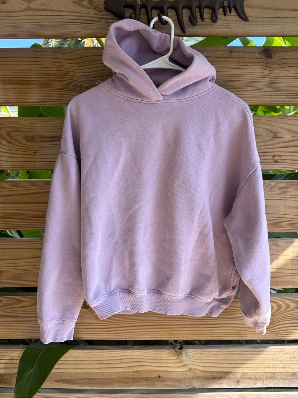Lavender Hooded Sweatshirt - Unbranded
